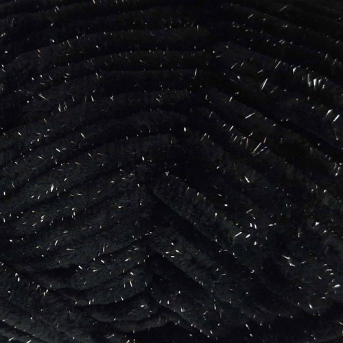 Włóczka Luna Art Baby Fox Glitter 820-10 czarny