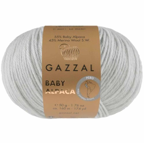 Włóczka Gazzal Baby Alpaca 46021 gołębi