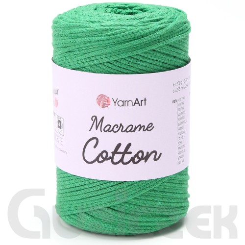 Sznurek YarnArt macrame cotton 759 zielony