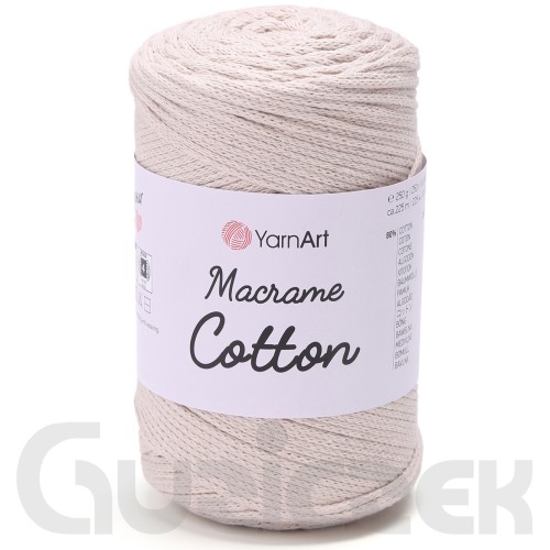 Sznurek YarnArt macrame cotton 753 jasny beżowy