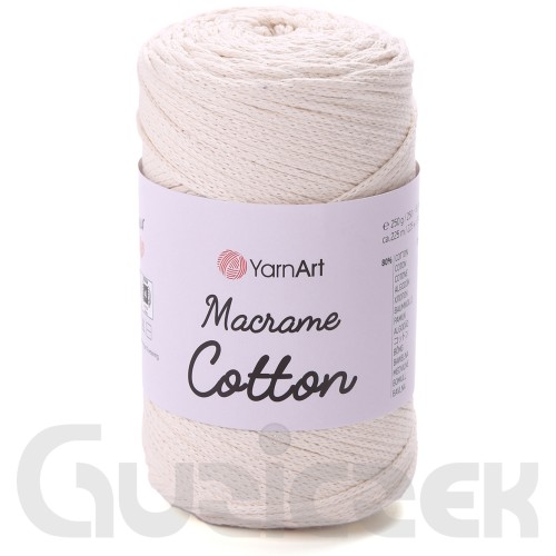 Sznurek YarnArt macrame cotton 752 naturalny