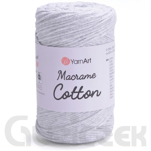 Sznurek YarnArt macrame cotton 756 popielaty