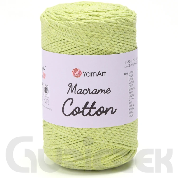 Sznurek YarnArt macrame cotton 755 pistacjowy