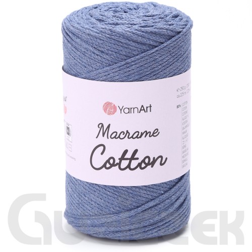 Sznurek YarnArt macrame cotton 761 dżinsowy