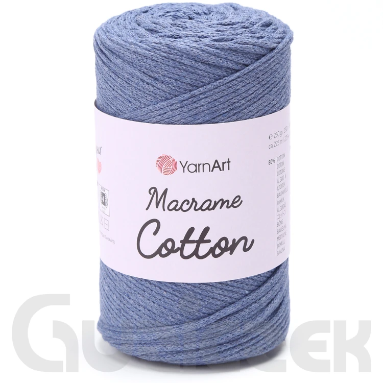 Sznurek YarnArt macrame cotton 761 dżinsowy