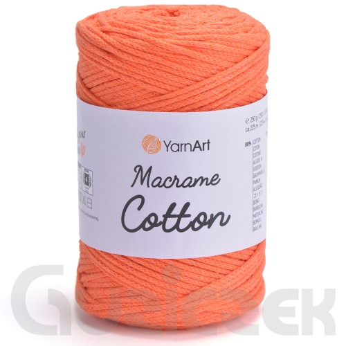 Sznurek YarnArt macrame cotton 770 pomarańczowy