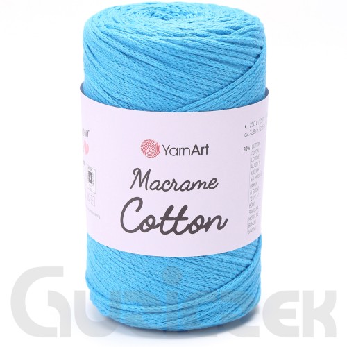 Sznurek YarnArt macrame cotton 780 lazurowy