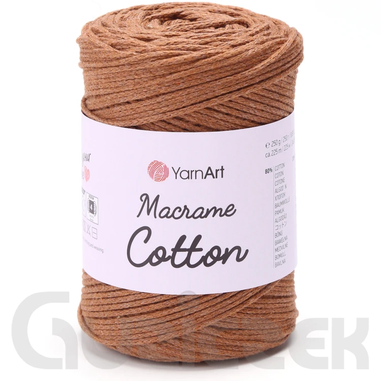 Sznurek YarnArt macrame cotton 788 cynamonowy