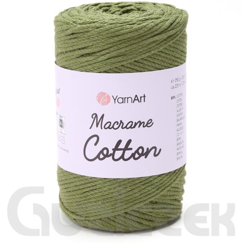 Sznurek YarnArt macrame cotton 787 khaki