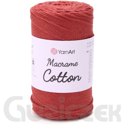 Sznurek YarnArt macrame cotton 785 ceglany