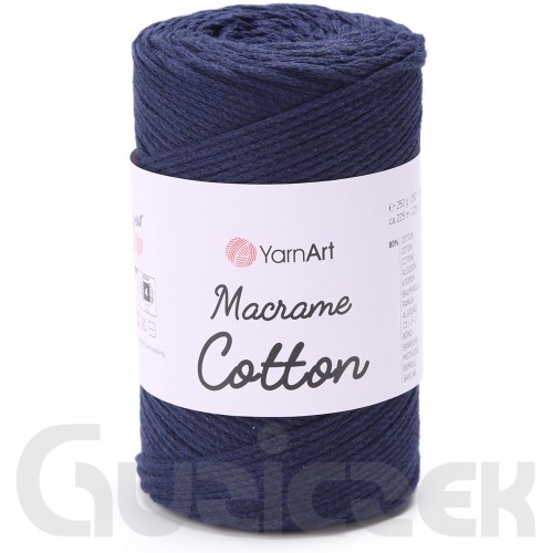 Sznurek YarnArt macrame cotton 784 granatowy