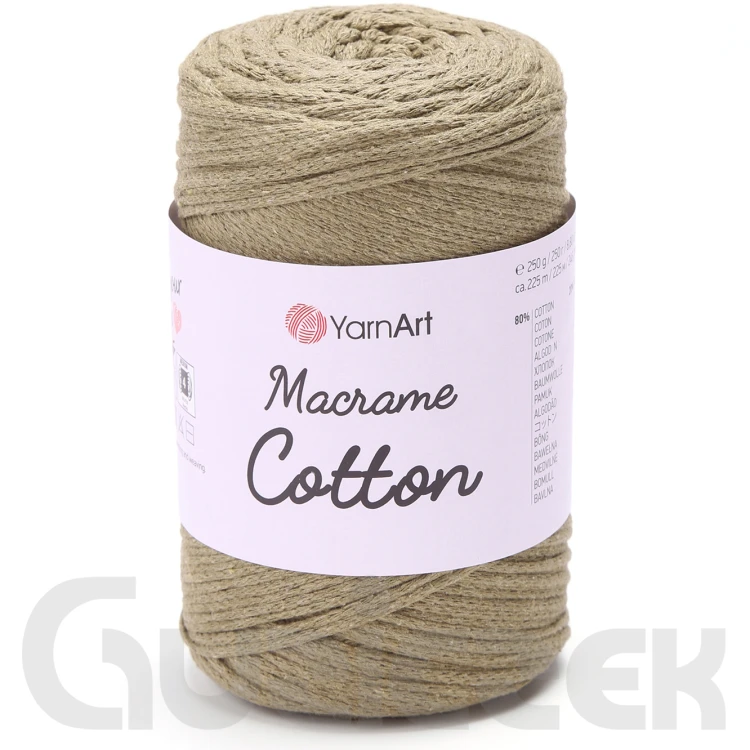 Sznurek YarnArt macrame cotton 793 oliwkowy