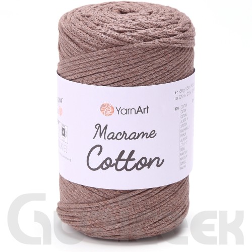 Sznurek YarnArt macrame cotton 791 jasny brązowy