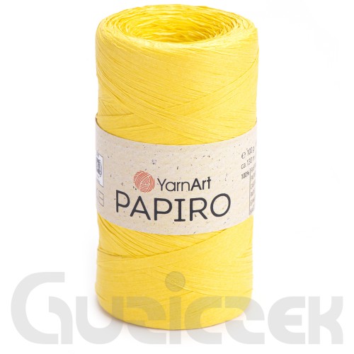 Rafia YarnArt Papiro 1319 żółty