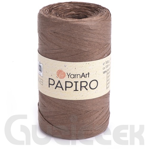 Rafia YarnArt Papiro 1316 brązowy