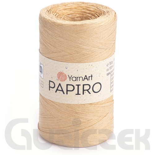 Rafia YarnArt Papiro 1315 ciepły beżowy