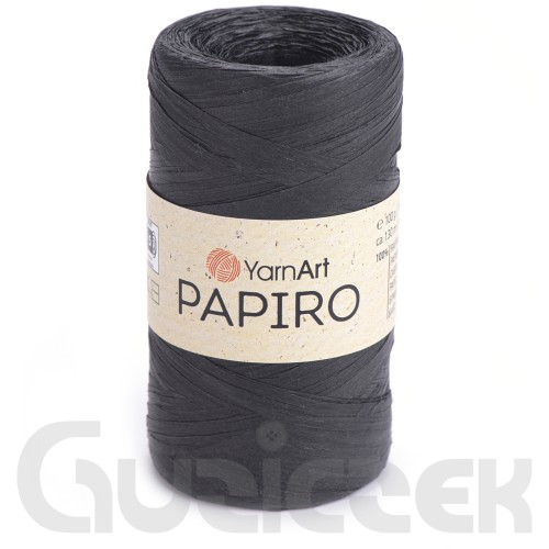 Rafia YarnArt Papiro 1309 czarny