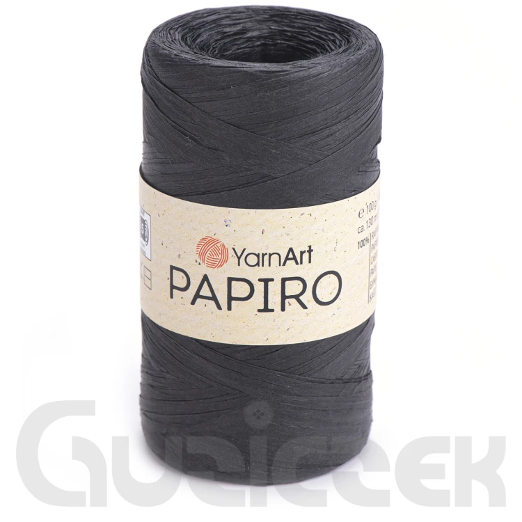 Rafia YarnArt Papiro 1309 czarny