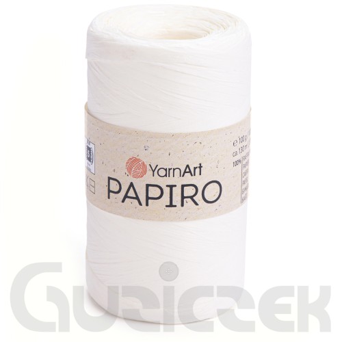 Rafia YarnArt Papiro 1307 ecru