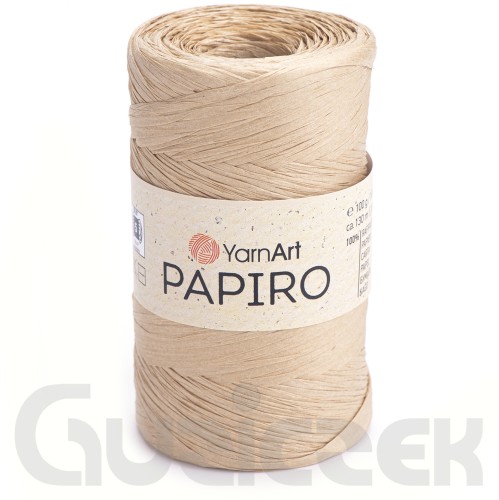 Rafia YarnArt Papiro 1302 beżowy