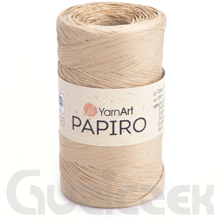 Rafia YarnArt Papiro 1302 beżowy