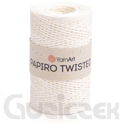 Rafia YarnArt Papiro Twisted 1307 ecru