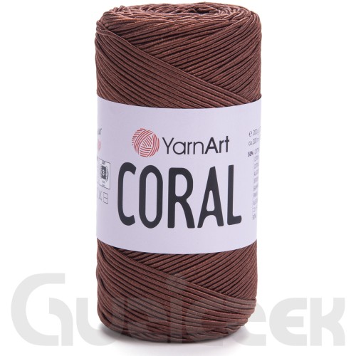 Sznurek YarnArt Coral 1905 brązowy