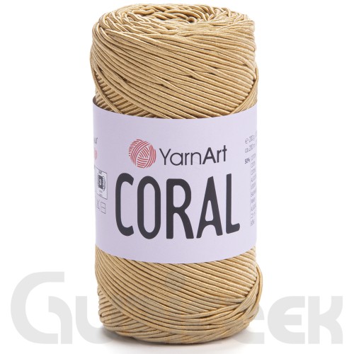 Sznurek YarnArt Coral 1903 złoty