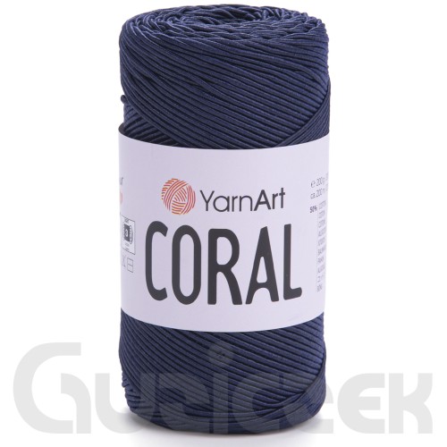 Sznurek YarnArt Coral 1910 granatowy