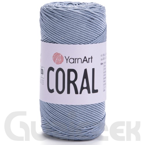 Sznurek YarnArt Coral 1916 brudny błękitny