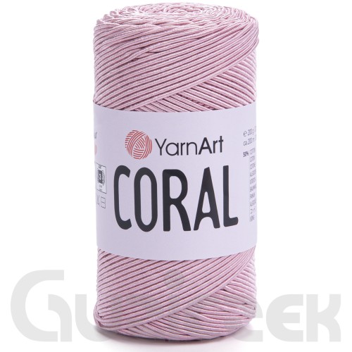 Sznurek YarnArt Coral 1915 pudrowy różowy