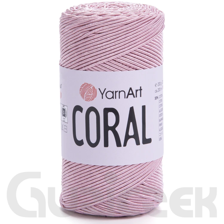 Sznurek YarnArt Coral 1915 pudrowy różowy