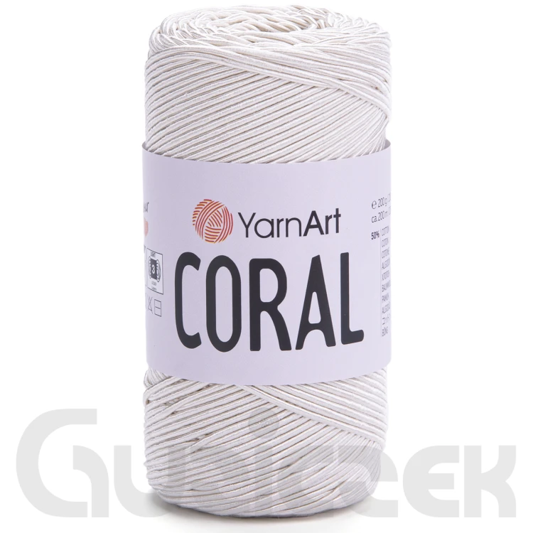 Sznurek YarnArt Coral 1919 jasny beżowy