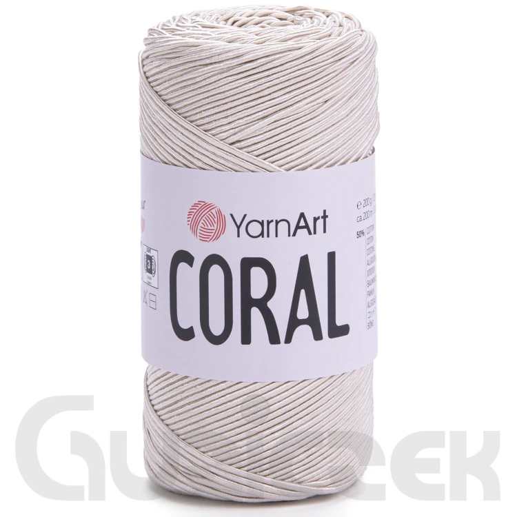 Sznurek YarnArt Coral 1917 beżowy
