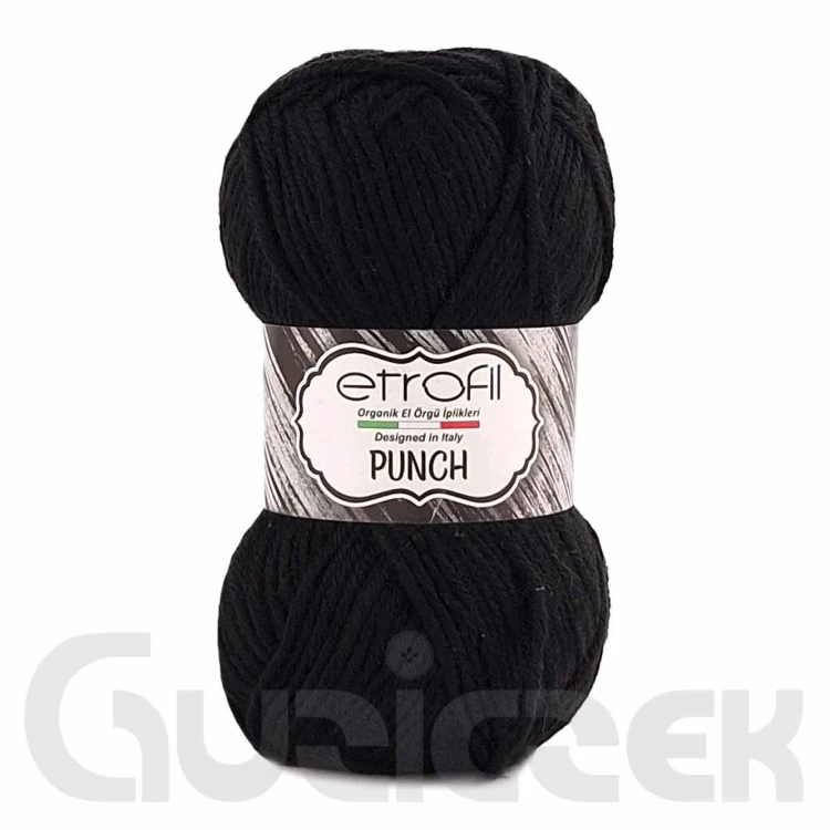 Włóczka Etrofil Punch 70964 czarny