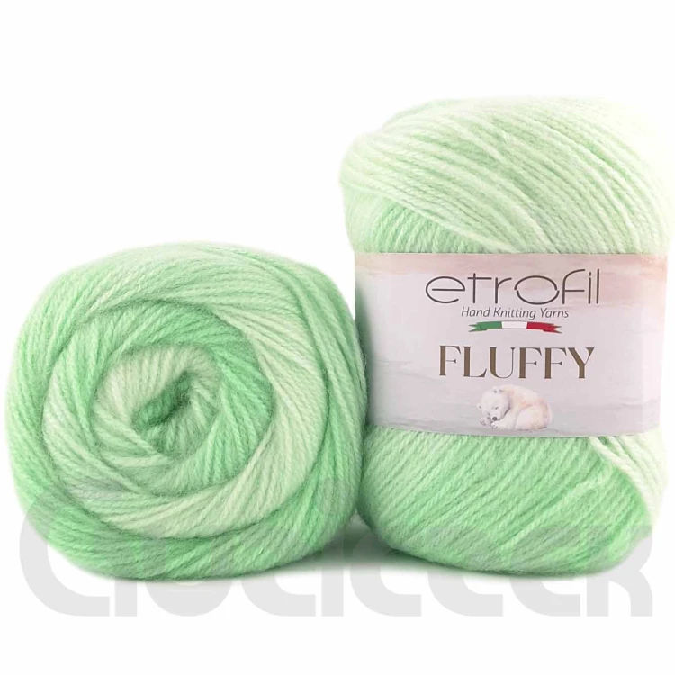 Włóczka Etrofil Fluffy 1142 miętowy