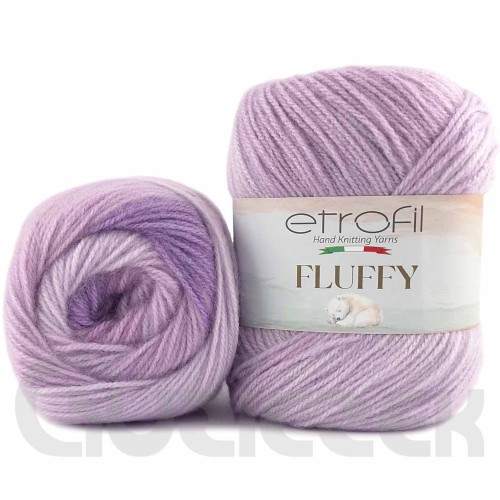 Włóczka Etrofil Fluffy 1143 lawendowy