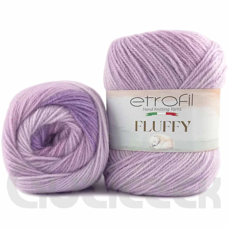 Włóczka Etrofil Fluffy 1143 lawendowy
