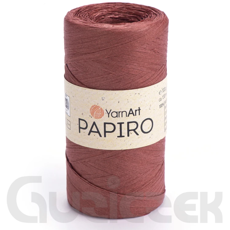 Rafia YarnArt Papiro 1320 bordowy