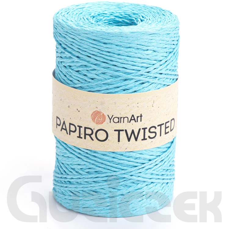 Rafia YarnArt Papiro Twisted 1304 turkusowy