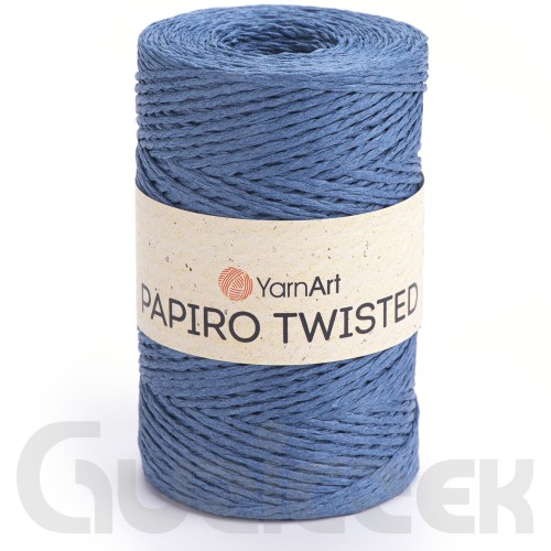 Rafia YarnArt Papiro Twisted 1305 granatowy