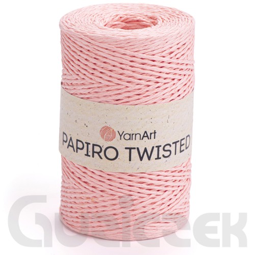 Rafia YarnArt Papiro Twisted 1306 łososiowy