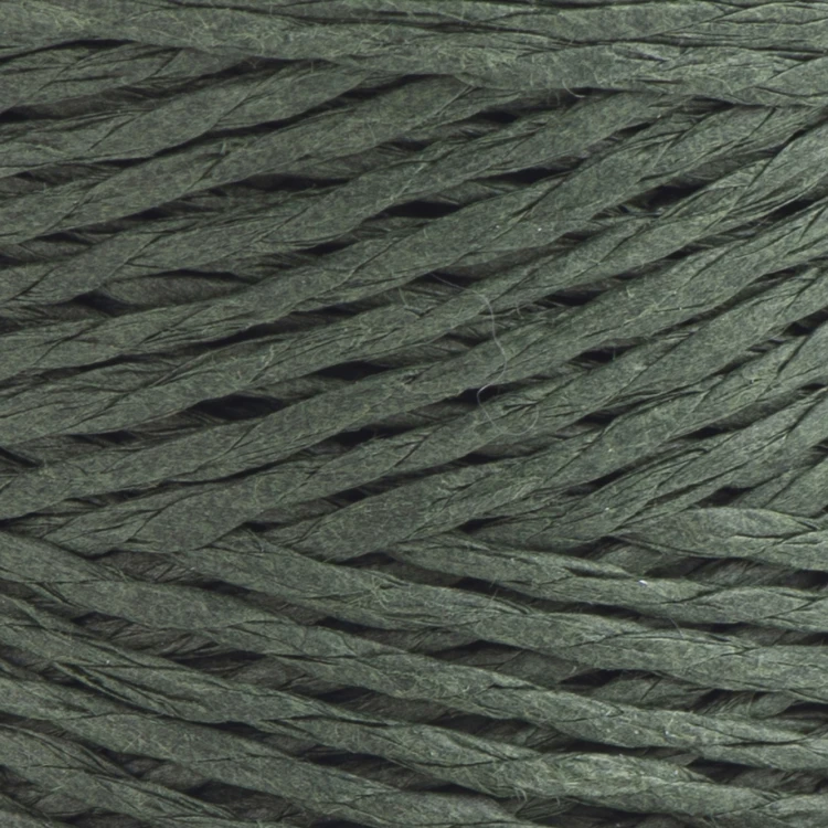 Rafia YarnArt Papiro Twisted 1312 ciemny zielony
