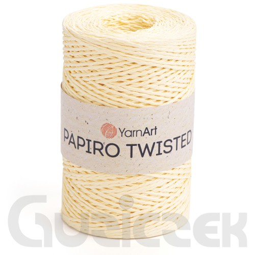 Rafia YarnArt Papiro Twisted 1313 waniliowy