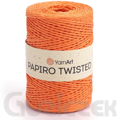 Rafia YarnArt Papiro Twisted 1317 pomarańczowy