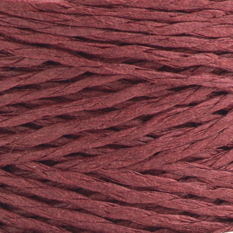 Rafia YarnArt Papiro Twisted 1320 bordowy