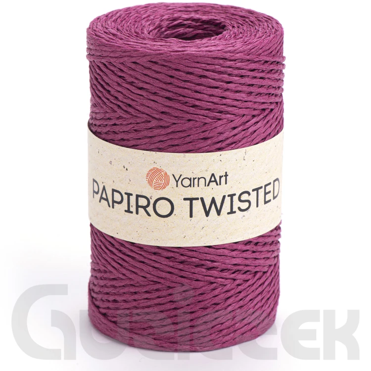 Rafia YarnArt Papiro Twisted 1322 jagodowy