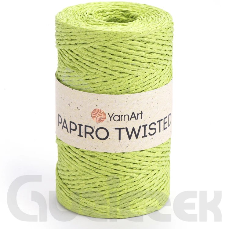 Rafia YarnArt Papiro Twisted 1327 seledynowy