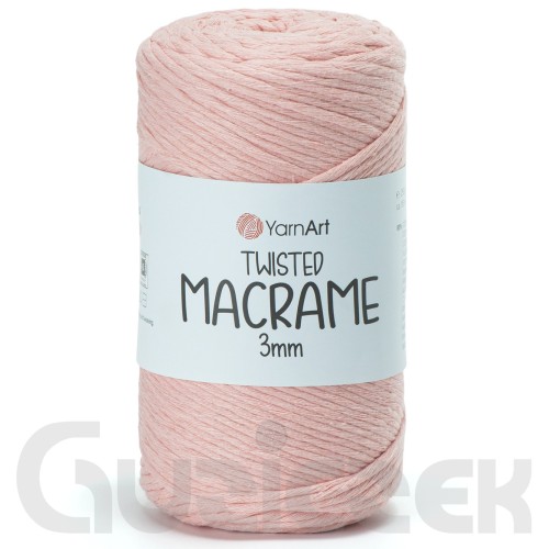 YarnArt twisted macrame 3mm 767 łosoś