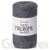 YarnArt twisted macrame 3mm lurex 758 ciemny szary